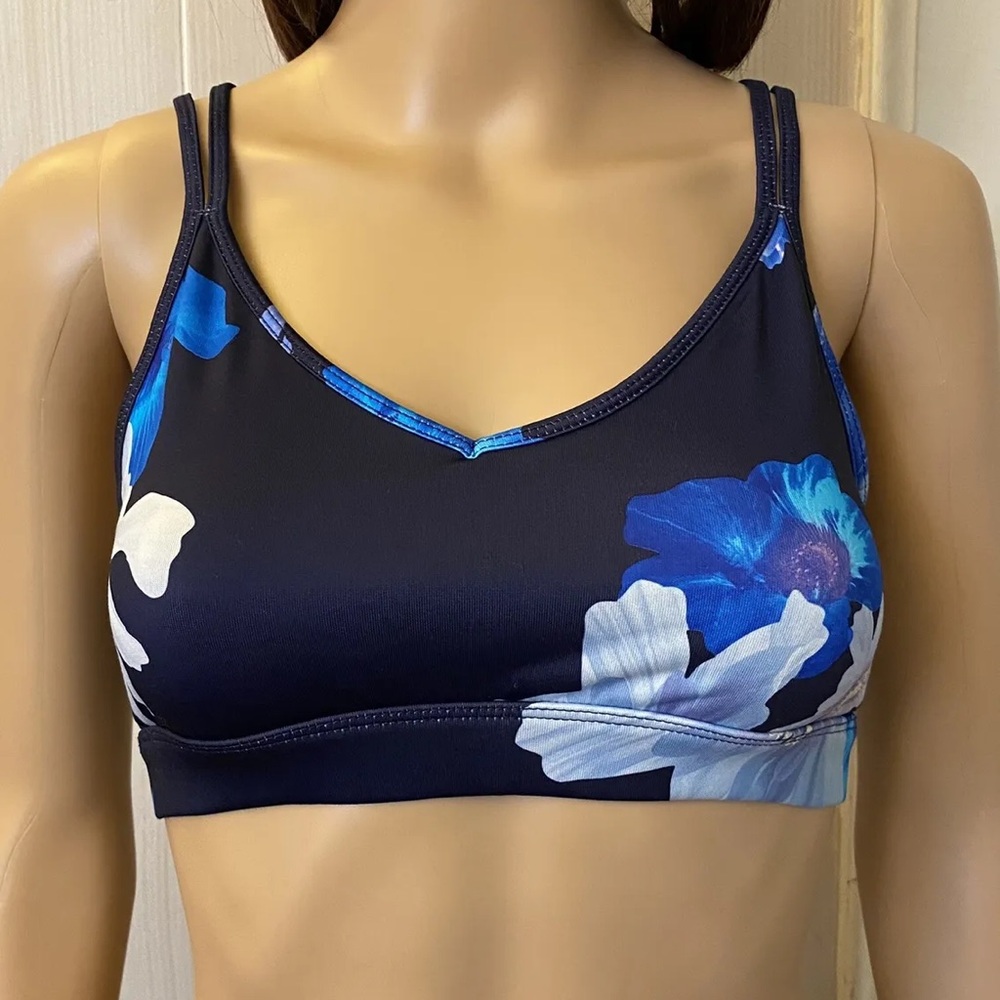 Old Navy floral padded Sz XS sports bra